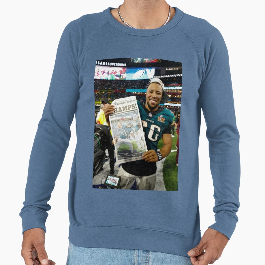 Champ Saquon Sweatshirt - Graphic Print Men Women - T-Shirt, Sweatshirt, Hoodie