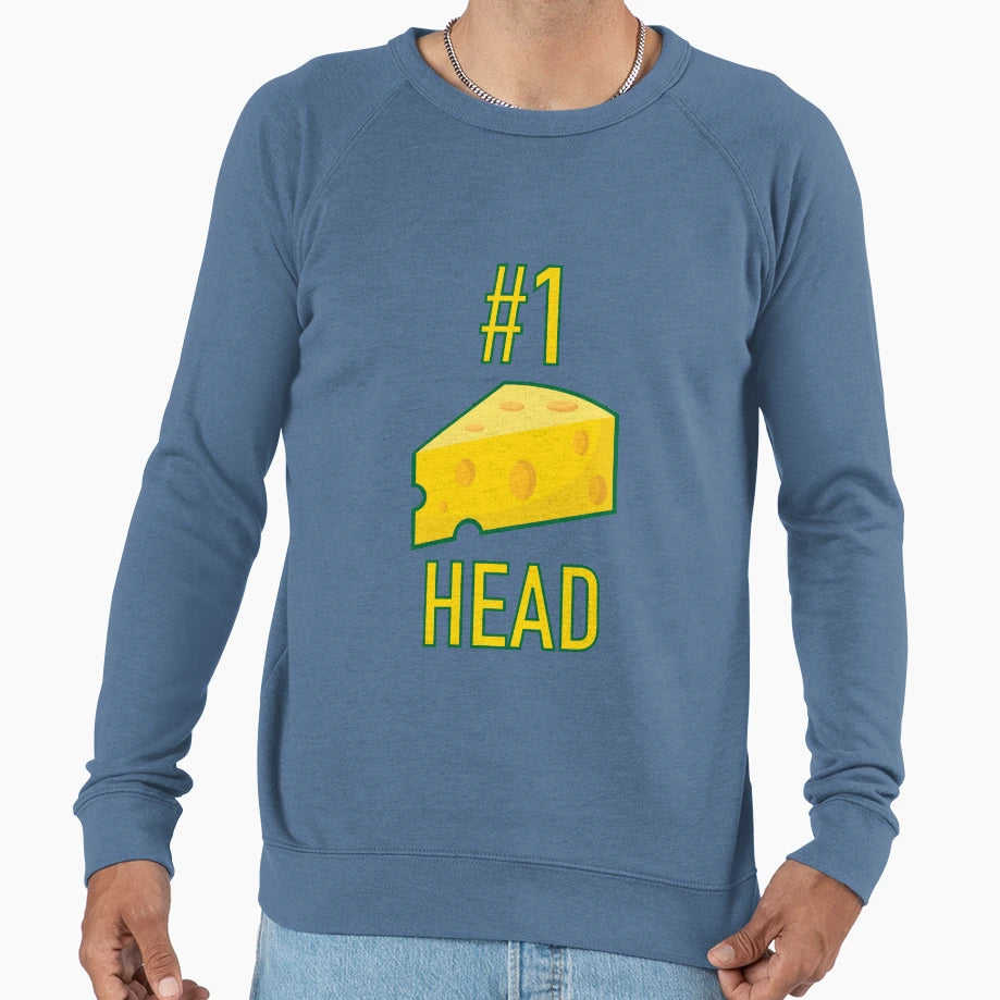 1 Cheesehead Sweatshirt - Casual Everyday Wear Men Women - T-Shirt, Sweatshirt, Hoodie