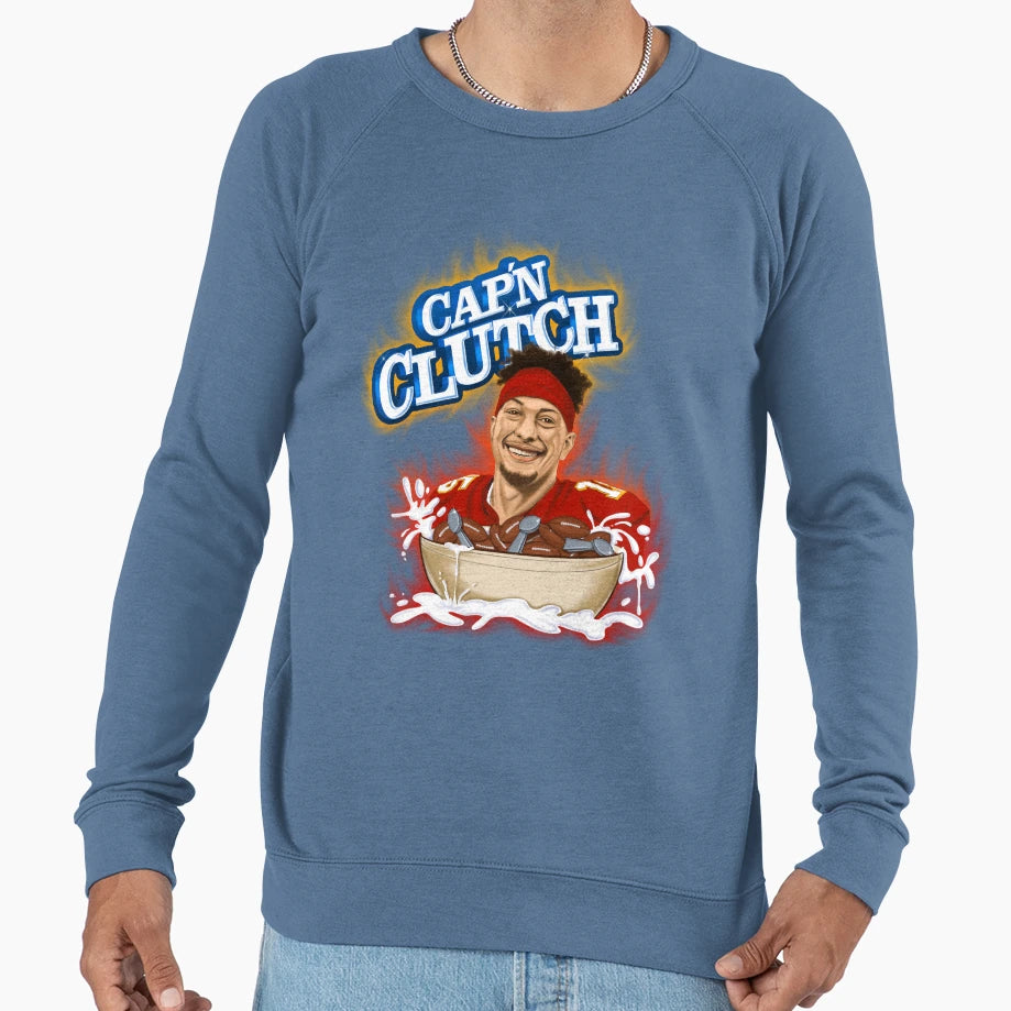 Capn Clutch Sweatshirt - Trendy Graphic Men Women - T-Shirt, Sweatshirt, Hoodie