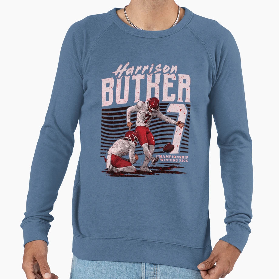 Harrison Butker Kansas City Kick Sweatshirt - Custom Art Print Men Women - T-Shirt, Sweatshirt, Hoodie