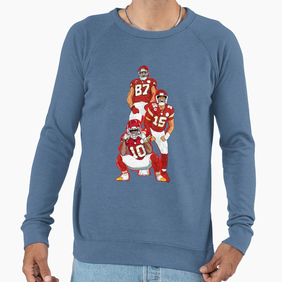 Chiefs Sweatshirt - Graphic Print Unisex - T-Shirt, Sweatshirt, Hoodie
