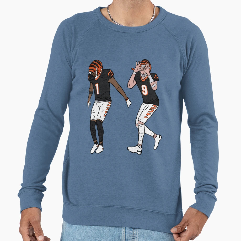 Jamarr Chase And JB Griddy Sweatshirt - Novelty Apparel Men Women - T-Shirt, Sweatshirt, Hoodie