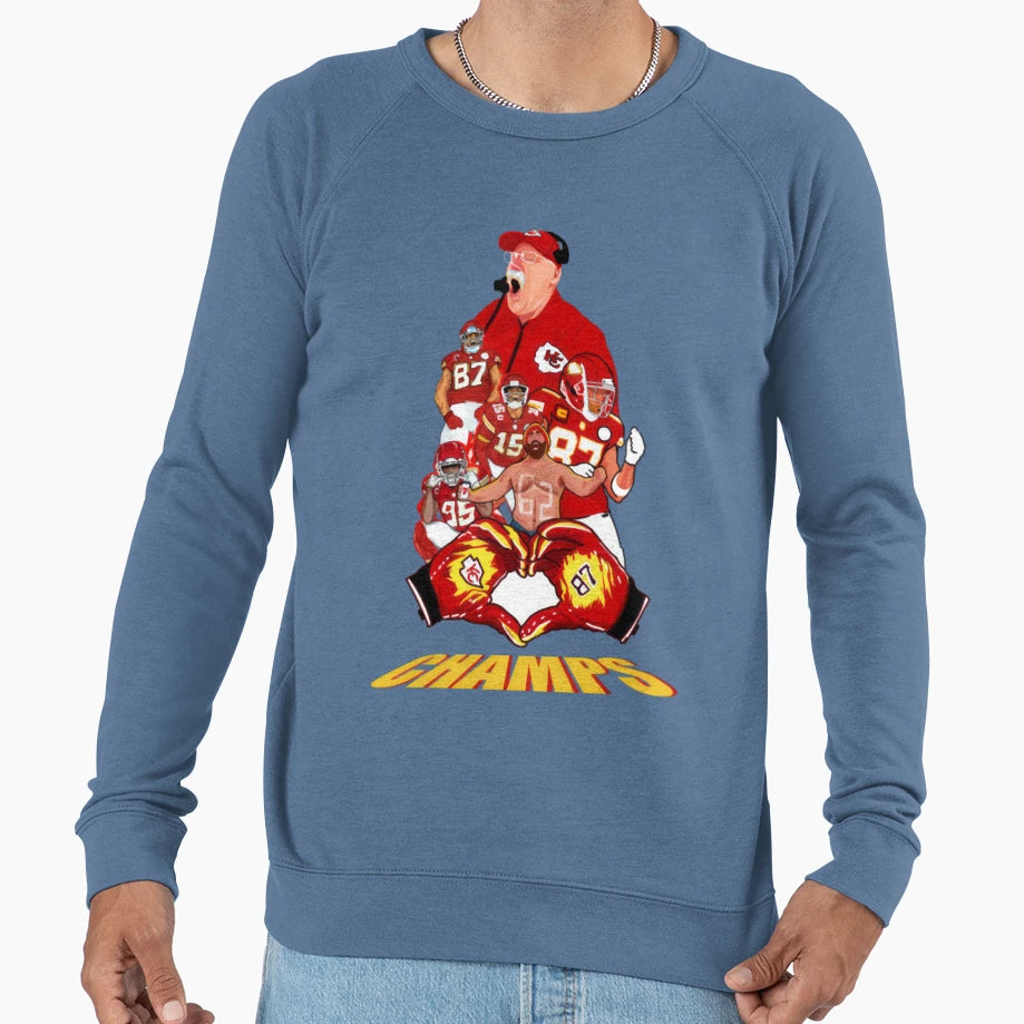 Art Kansas City Chiefs Sweatshirt - Unique Graphic Men Women - T-Shirt, Sweatshirt, Hoodie