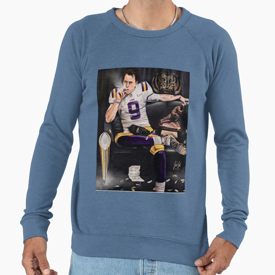 JB Smoking Cigar Painting Sweatshirt - Trendy Graphic for Adults - T-Shirt, Sweatshirt, Hoodie