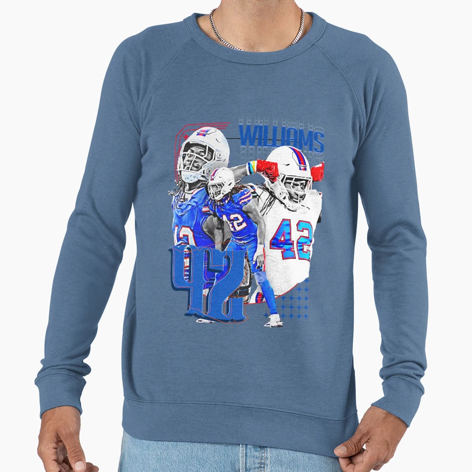 D Williams Football Player 1 Sweatshirt - Fun Novelty Design Unisex - T-Shirt, Sweatshirt, Hoodie