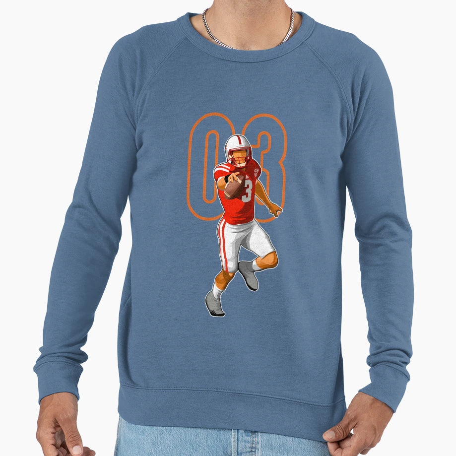 Taylor Martinez Nebraska 3 Number Sweatshirt - Unique Graphic Unisex - T-Shirt, Sweatshirt, Hoodie