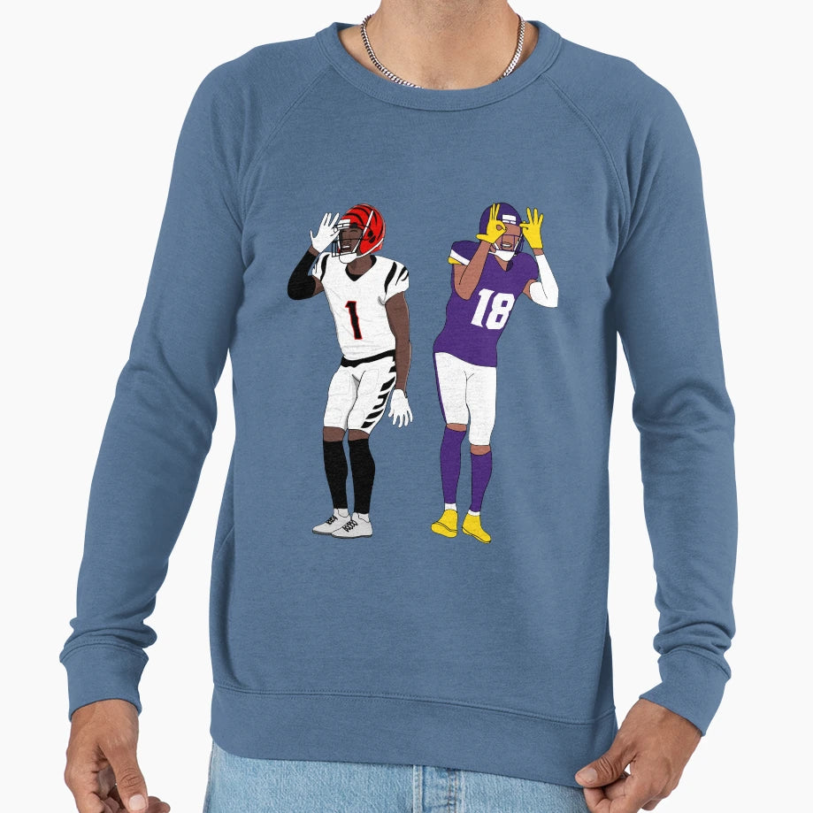 Griddy Duo Sweatshirt - Trendy Graphic for Adults - T-Shirt, Sweatshirt, Hoodie
