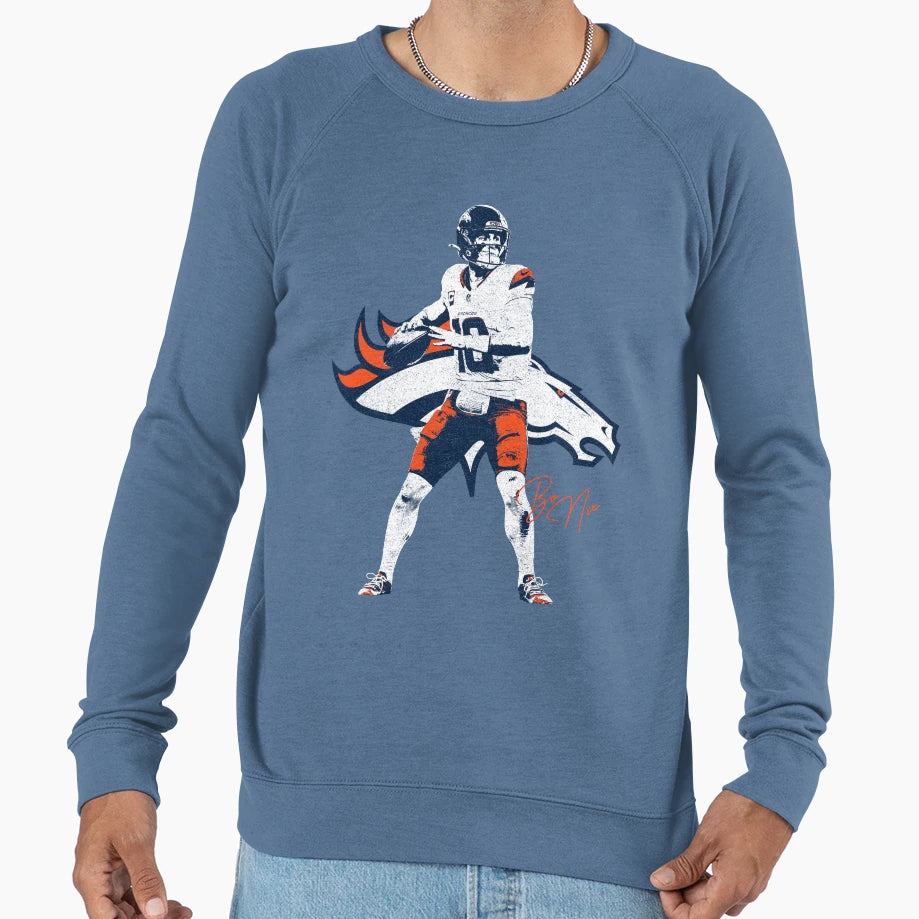 Bo Nix Variant Sweatshirt - Aesthetic Graphic Unisex - T-Shirt, Sweatshirt, Hoodie