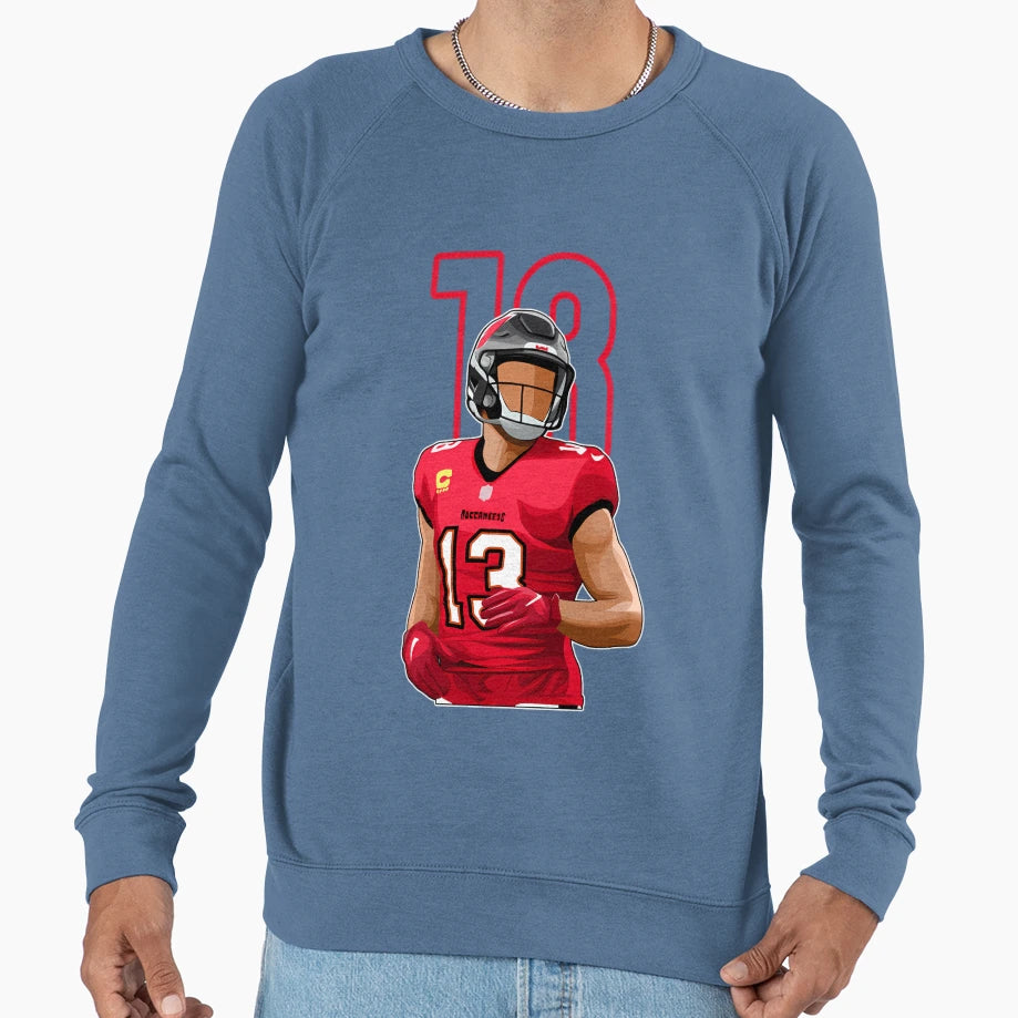 ME Tampa Bay 13 Number Sweatshirt - Minimalist Print Men Women - T-Shirt, Sweatshirt, Hoodie