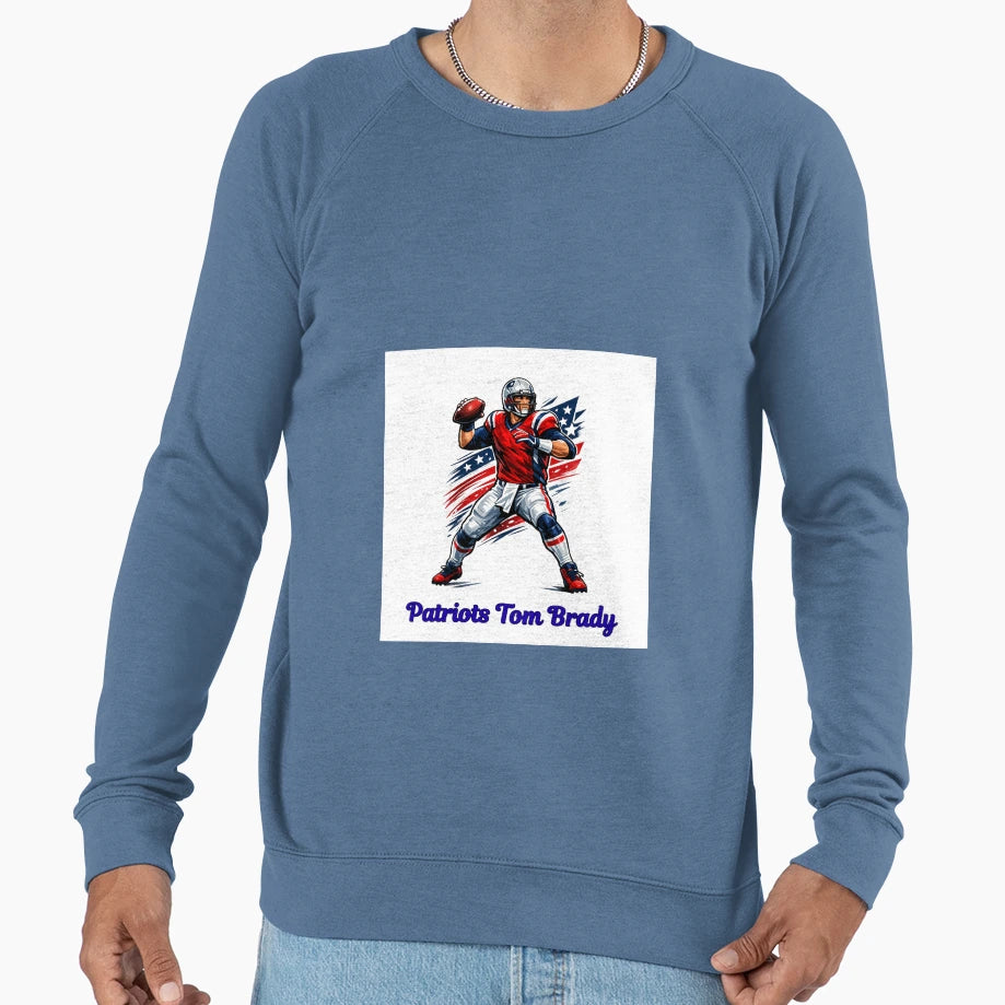 Patriots TB Inspired Football Legend Sweatshirt - Minimalist Print Unisex - T-Shirt, Sweatshirt, Hoodie