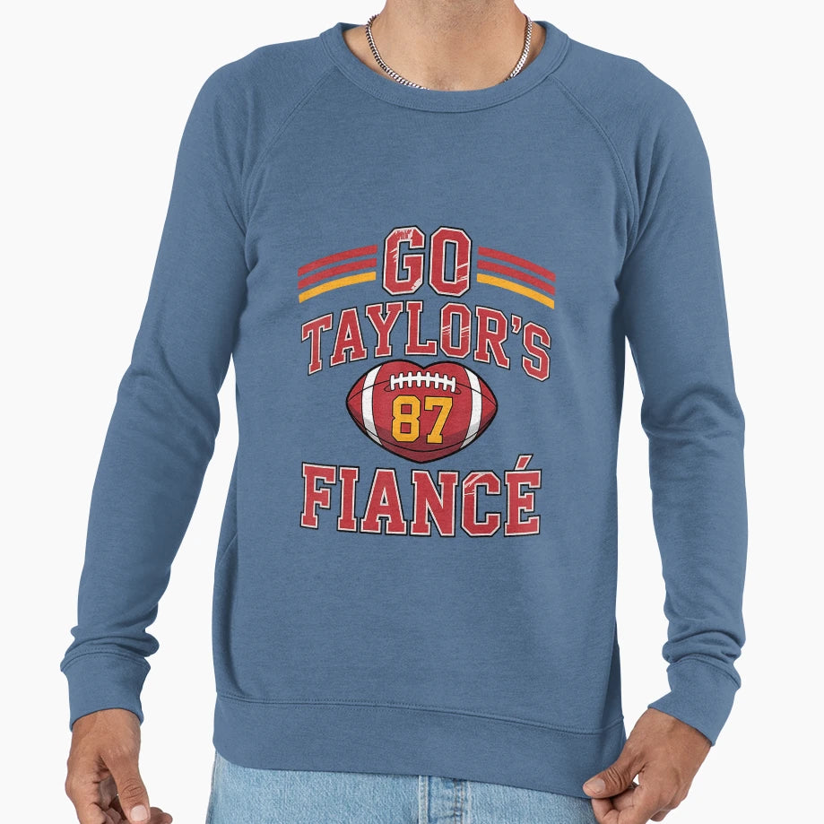 Football Heart Number 87 Go Team Game Sweatshirt - Unique Graphic Unisex - T-Shirt, Sweatshirt, Hoodie