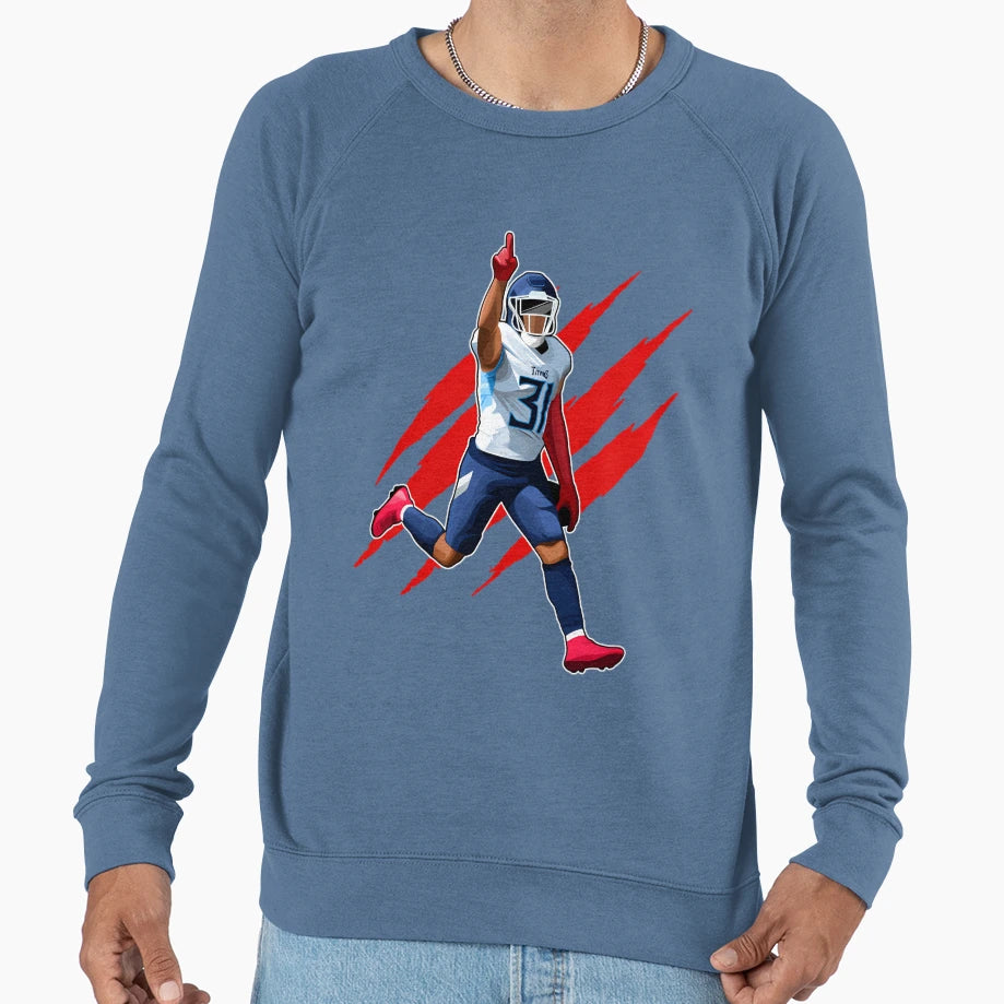 Kevin Byard Celebrates 31 Claw Sweatshirt - Fun Novelty Design Men Women - T-Shirt, Sweatshirt, Hoodie