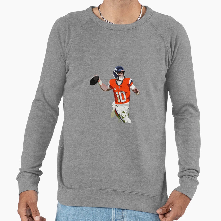 Bo Nix Sweatshirt - Minimalist Print Unisex - T-Shirt, Sweatshirt, Hoodie