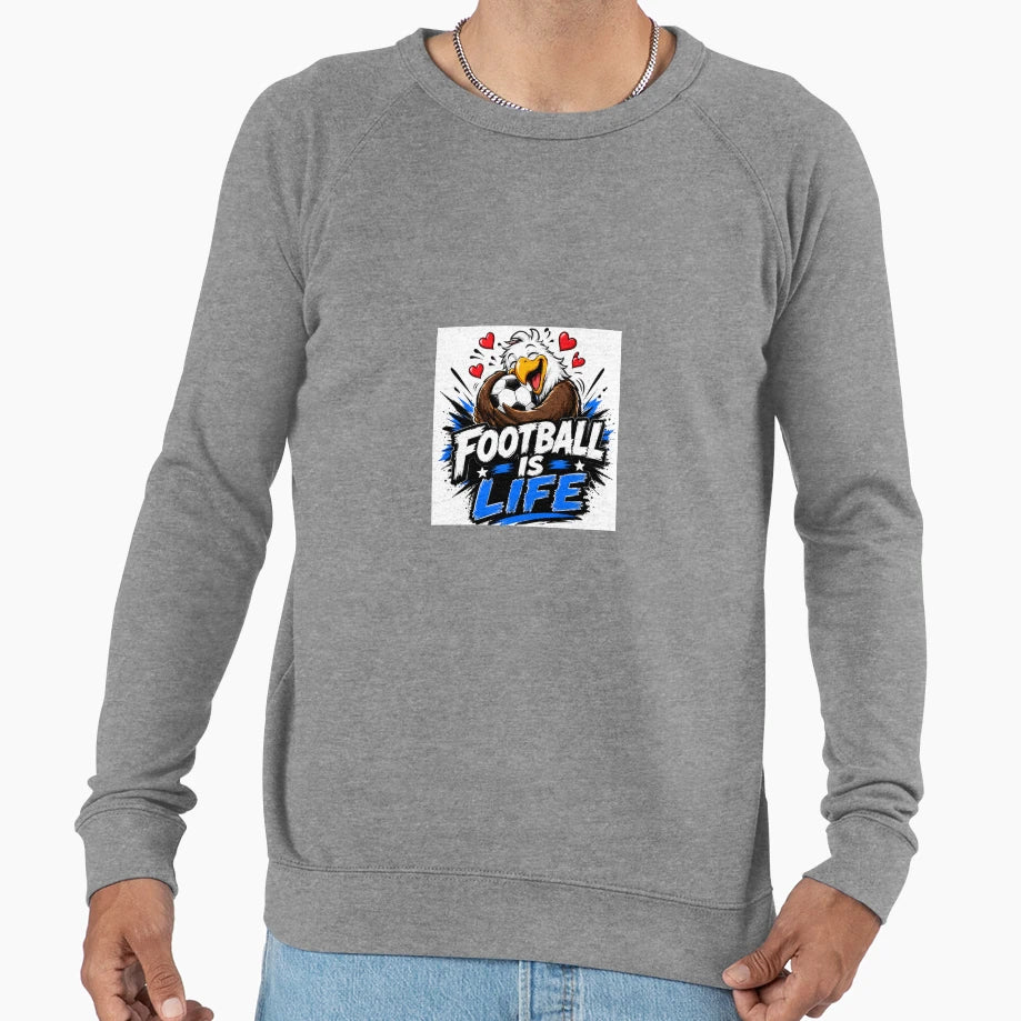 World Cup Eagle Football Is Life Sweatshirt - Novelty Apparel for Adults - T-Shirt, Sweatshirt, Hoodie