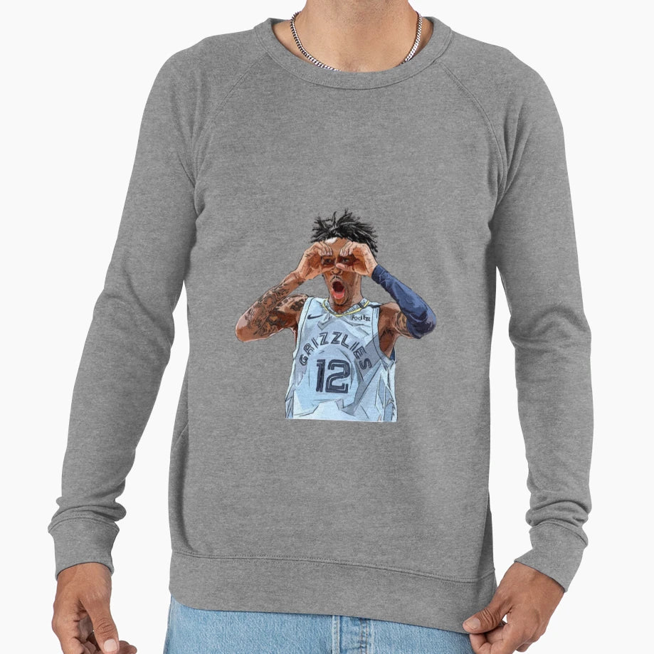 Ja Morant Sweatshirt - Unique Graphic Unisex - T-Shirt, Sweatshirt, Hoodie