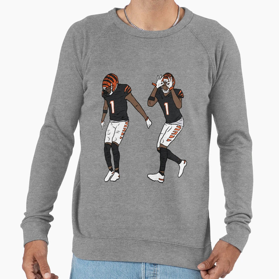 Jamarr Chase Griddy Sweatshirt - Casual Everyday Wear Men Women - T-Shirt, Sweatshirt, Hoodie