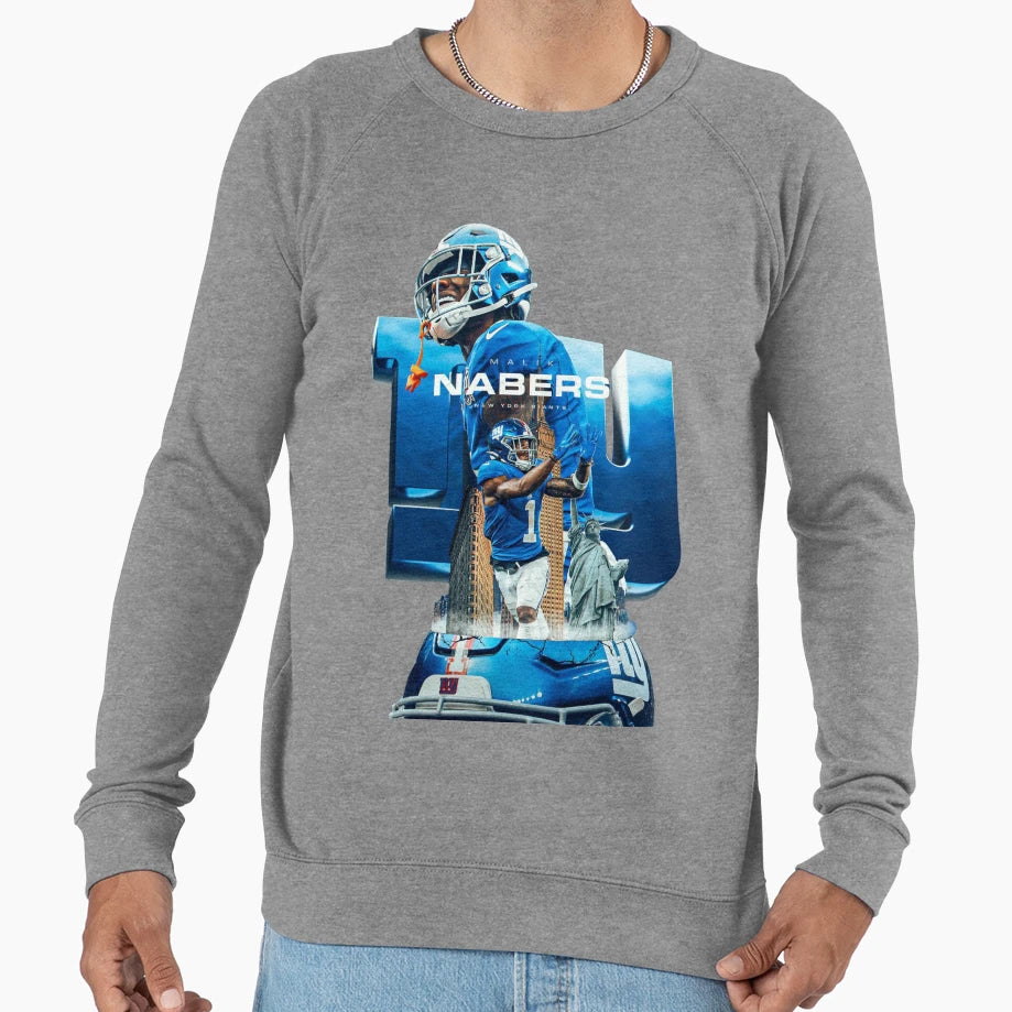 Malik Nabers Sweatshirt - Casual Everyday Wear for Adults - T-Shirt, Sweatshirt, Hoodie