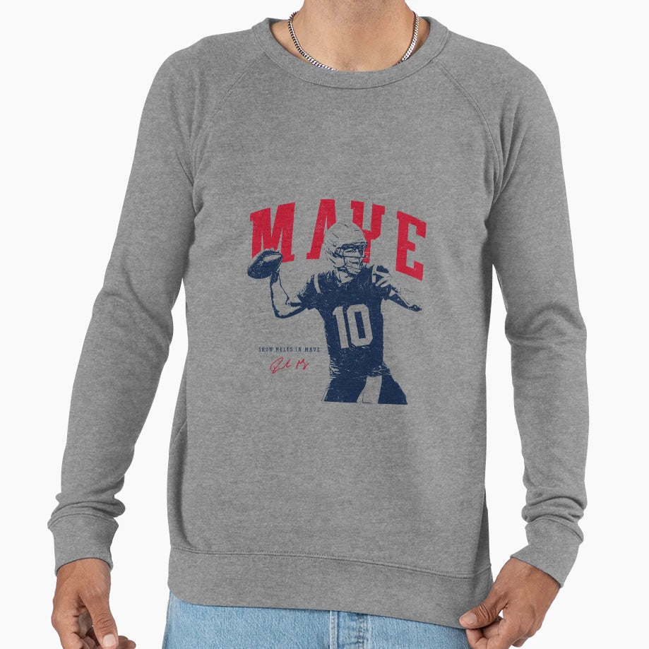 Drake Maye Game Day Sweatshirt - Aesthetic Graphic Unisex - T-Shirt, Sweatshirt, Hoodie
