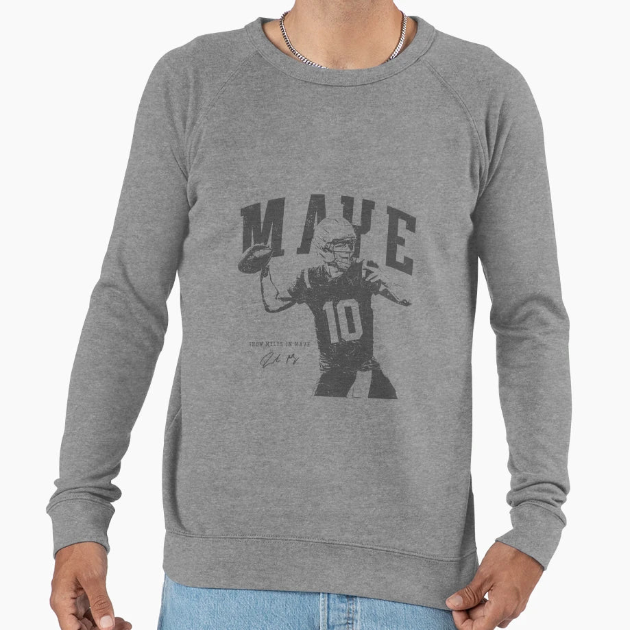 Drake Maye Patriots Football 90S Sweatshirt - Aesthetic Graphic Unisex - T-Shirt, Sweatshirt, Hoodie