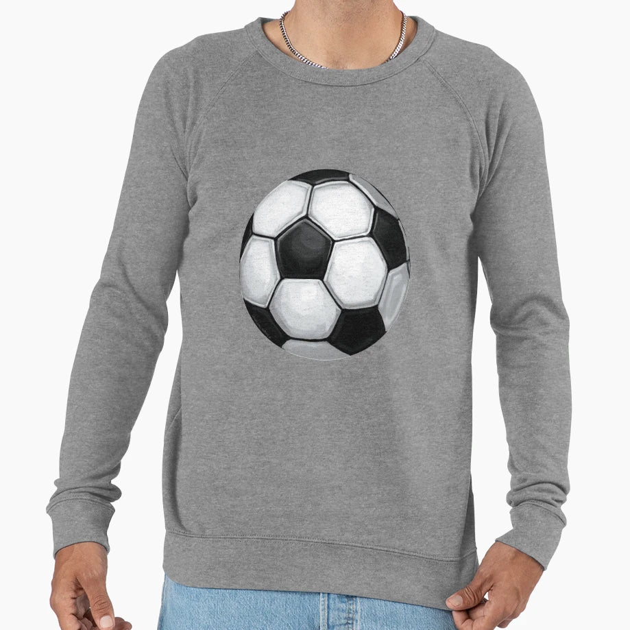 Soccer Ball Sweatshirt - Novelty Apparel for Adults - T-Shirt, Sweatshirt, Hoodie