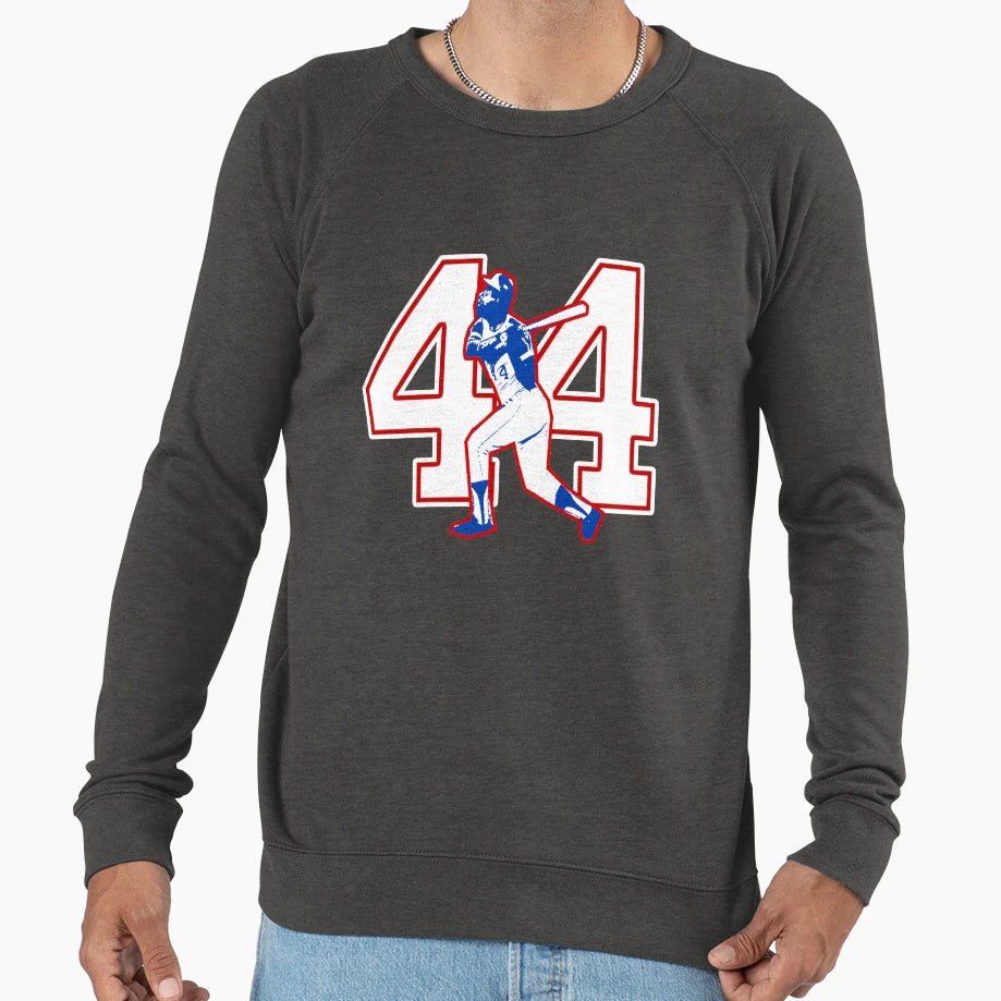 Hammerin Hank Atlanta Sweatshirt - Graphic Print Men Women - T-Shirt, Sweatshirt, Hoodie