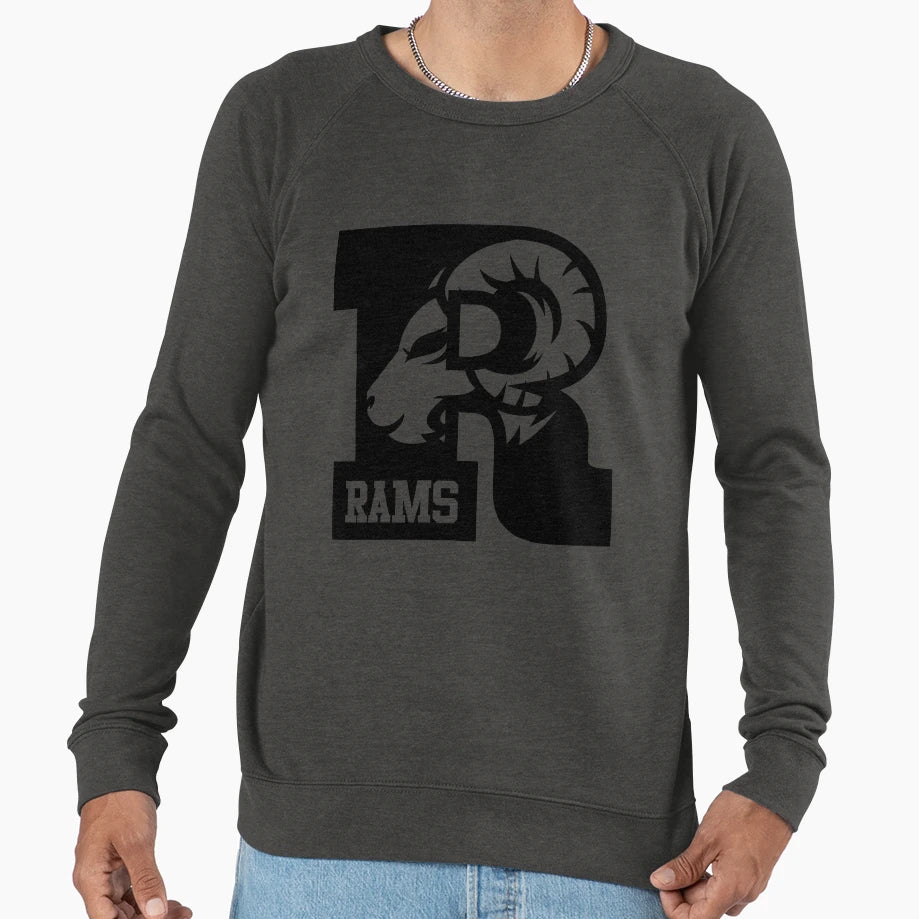 Rams R Sweatshirt - Graphic Print for Adults - T-Shirt, Sweatshirt, Hoodie