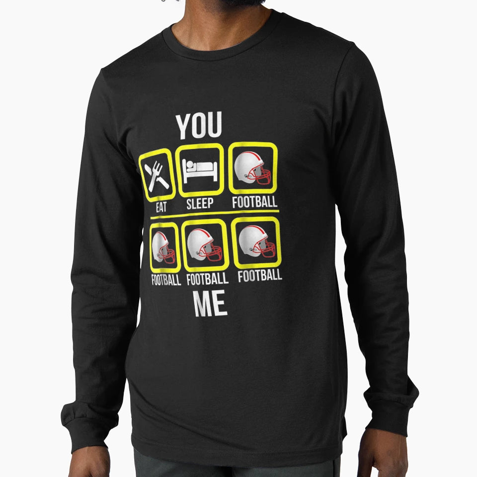 You Eat Sleep Me X3 T-Shirt - Fun Novelty Design for Adults - T-Shirt, Sweatshirt, Hoodie