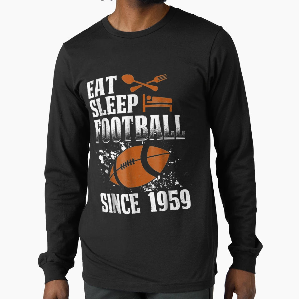 Eat Sleep Since 1959 58 Years Old T-Shirt - Custom Art Print Men Women - T-Shirt, Sweatshirt, Hoodie