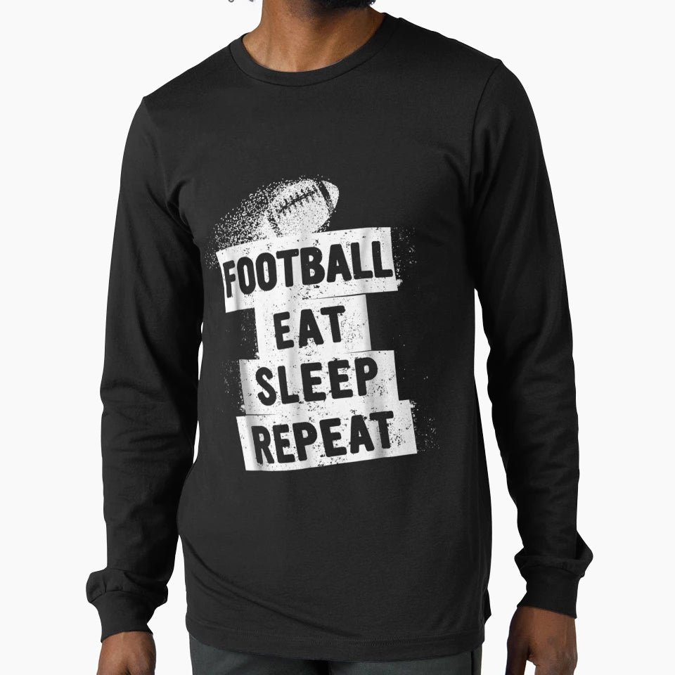 Eat Sleep Repeat T-Shirt - Minimalist Print for Adults - T-Shirt, Sweatshirt, Hoodie