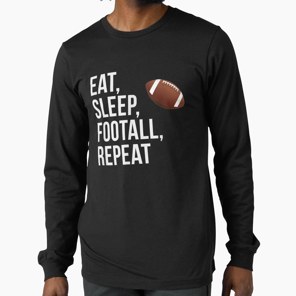 Eat Sleep Repeat T-Shirt - Custom Art Print Men Women - T-Shirt, Sweatshirt, Hoodie