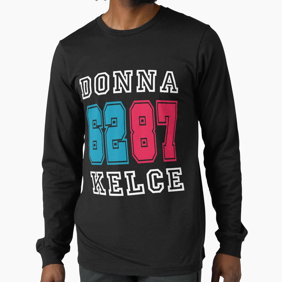 Kelcebowl Football Kelces Mom Donna T-Shirt - Graphic Print for Adults - T-Shirt, Sweatshirt, Hoodie