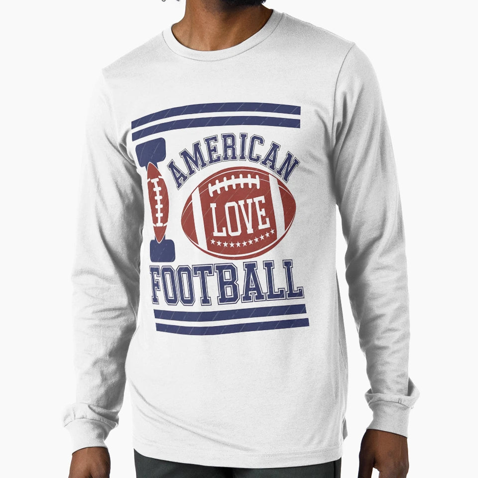 Touch Down My American Football Power T-Shirt - Unique Graphic Men Women - T-Shirt, Sweatshirt, Hoodie