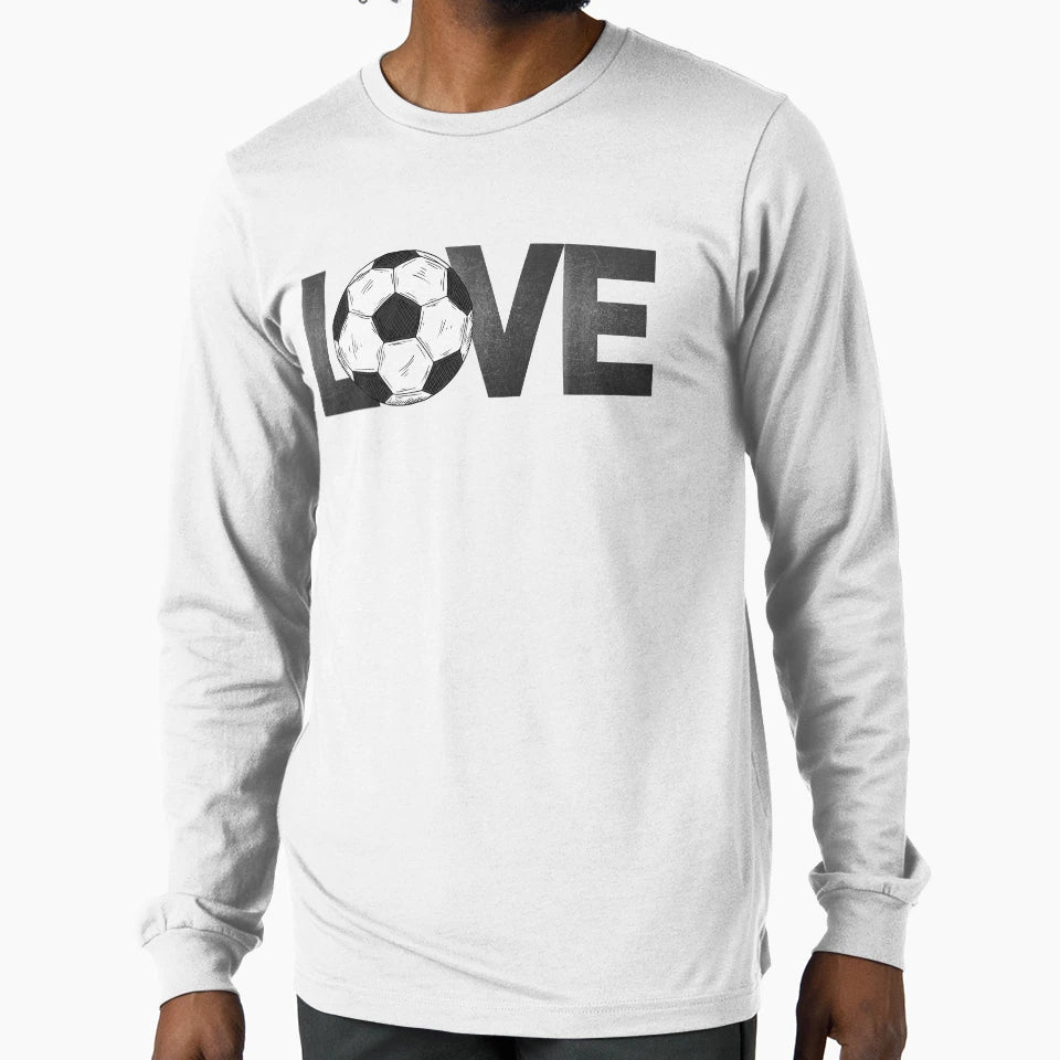 Soccer Love T-Shirt - Trendy Graphic Unisex - T-Shirt, Sweatshirt, Hoodie