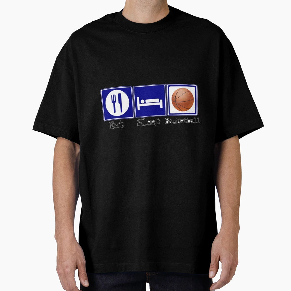 Eat Sleep Basketball T-Shirt - Streetwear Style for Adults - T-Shirt, Sweatshirt, Hoodie