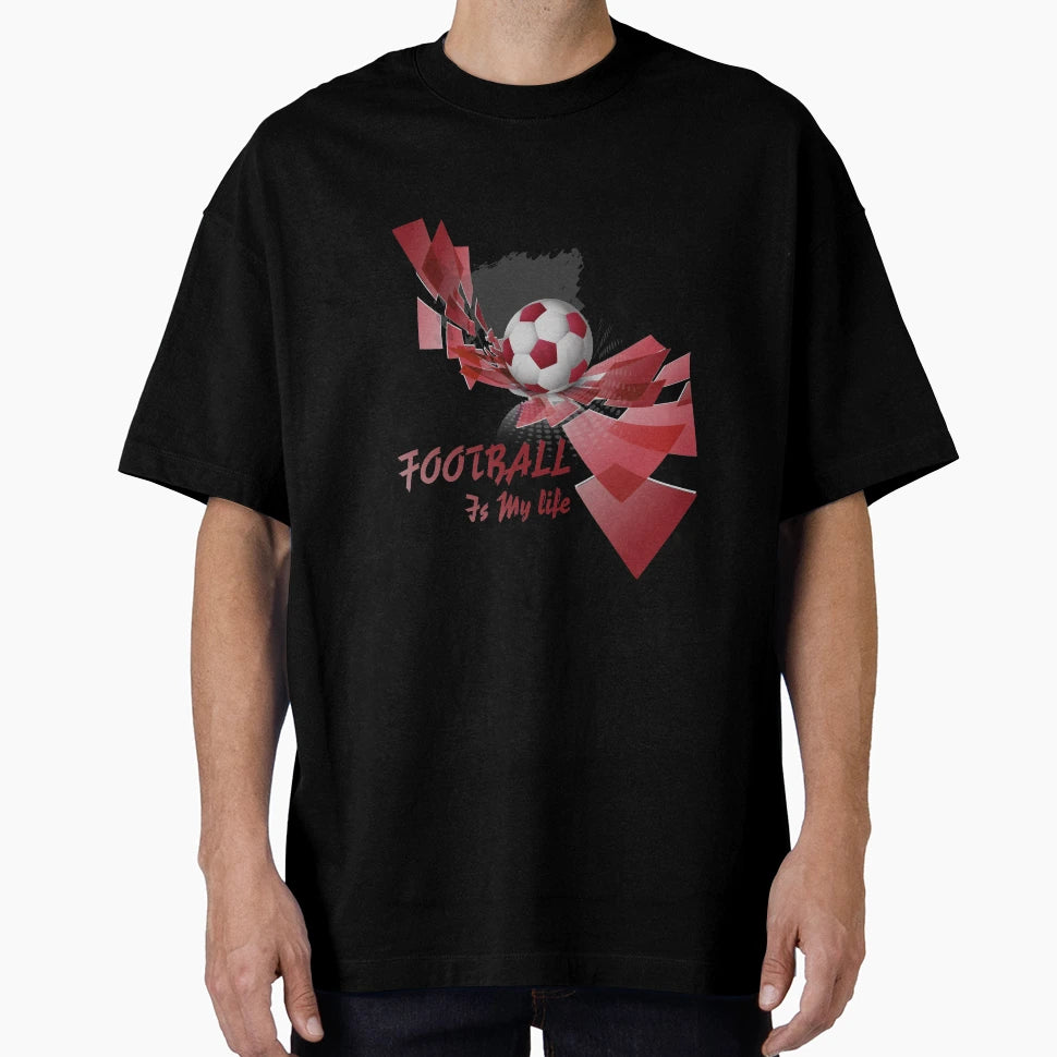 Football Is My Life T-Shirt - Unique Graphic for Adults - T-Shirt, Sweatshirt, Hoodie