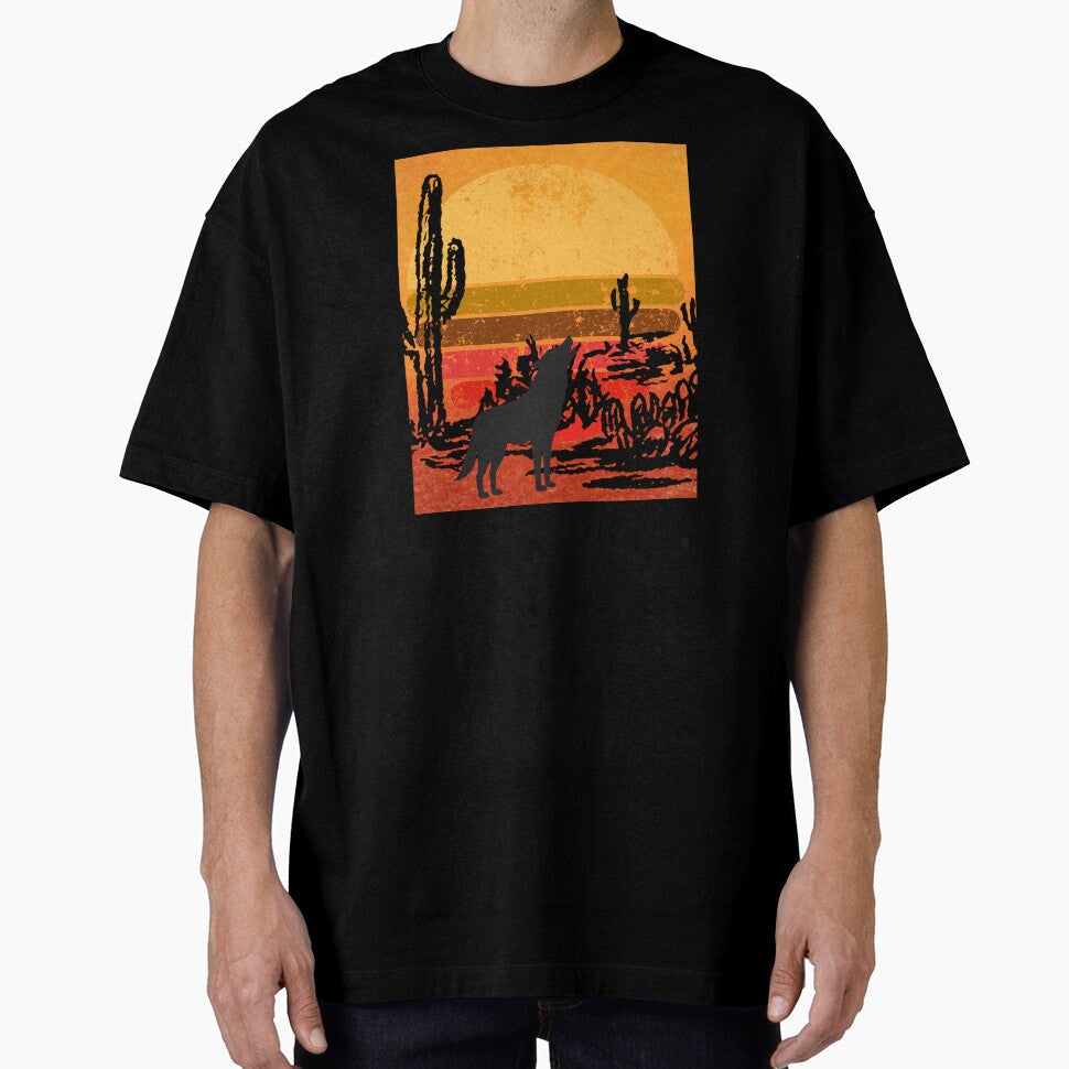 Wolf pack beauty of the desert by MargoMalej - Adult & Kids T-Shirts, Sweatshirts & Hoodies apparel design preview 1