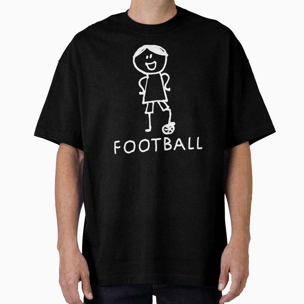 Stick Peeps FOOTBALL kids kid children child active - Adult & Kids T-Shirts, Sweatshirts & Hoodies apparel design preview 1