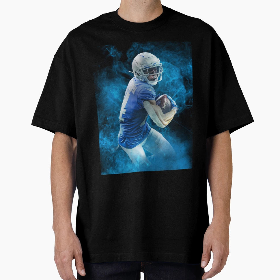 Amon Ra St Brown Detroit Sports Art T-Shirt - Minimalist Print Men Women - T-Shirt, Sweatshirt, Hoodie