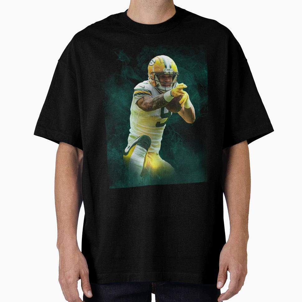 Christian Watson Green Bay Sports Art T-Shirt - Aesthetic Graphic Unisex - T-Shirt, Sweatshirt, Hoodie