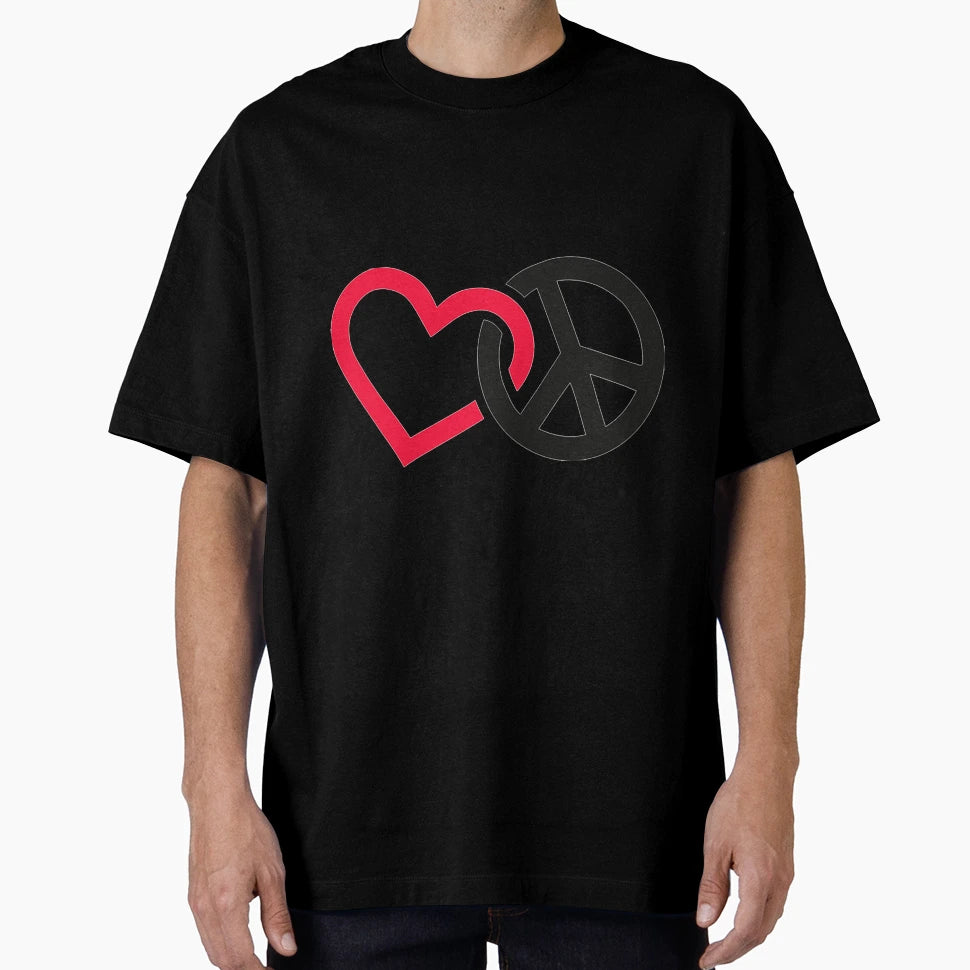 Pace And Love T-Shirt - Novelty Apparel Unisex - T-Shirt, Sweatshirt, Hoodie