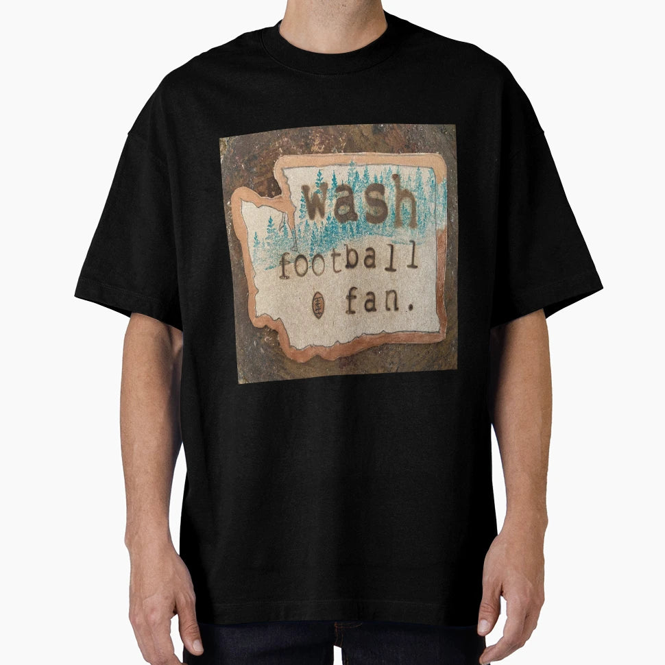 Washington Football Fan T-Shirt - Custom Art Print Men Women - T-Shirt, Sweatshirt, Hoodie