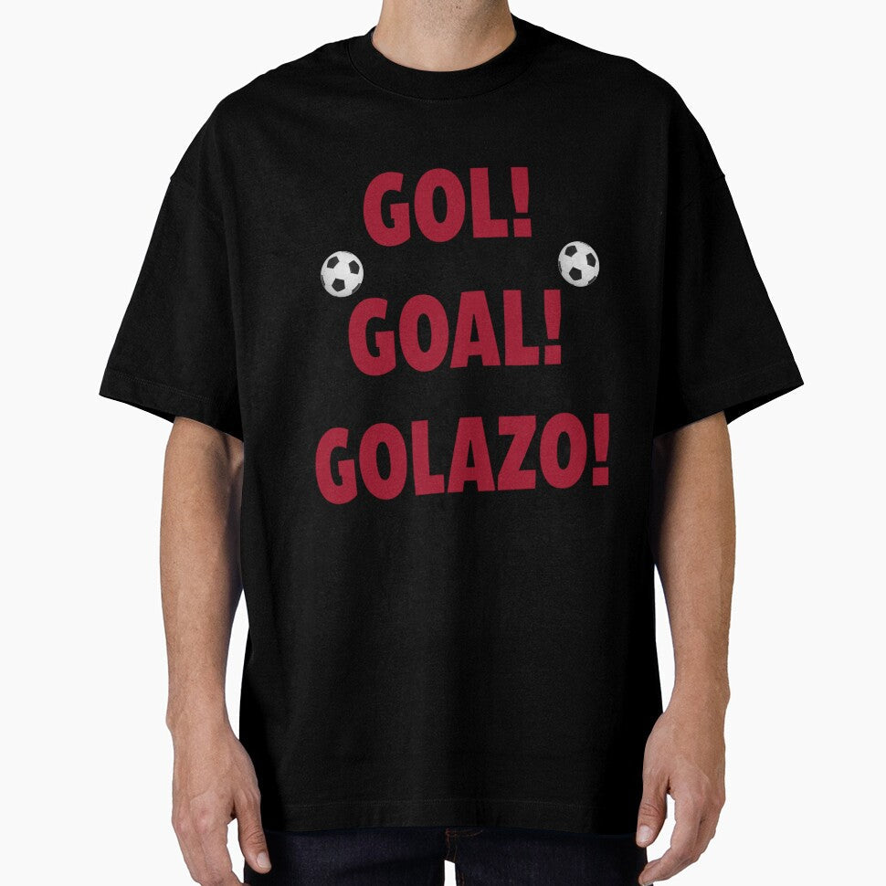 GOL! GOAL! GOLAZO! by halibutgoatramb - Adult & Kids T-Shirts, Sweatshirts & Hoodies apparel design preview 1
