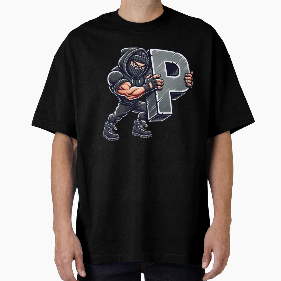 Pushing P T-Shirt - Minimalist Print for Adults - T-Shirt, Sweatshirt, Hoodie