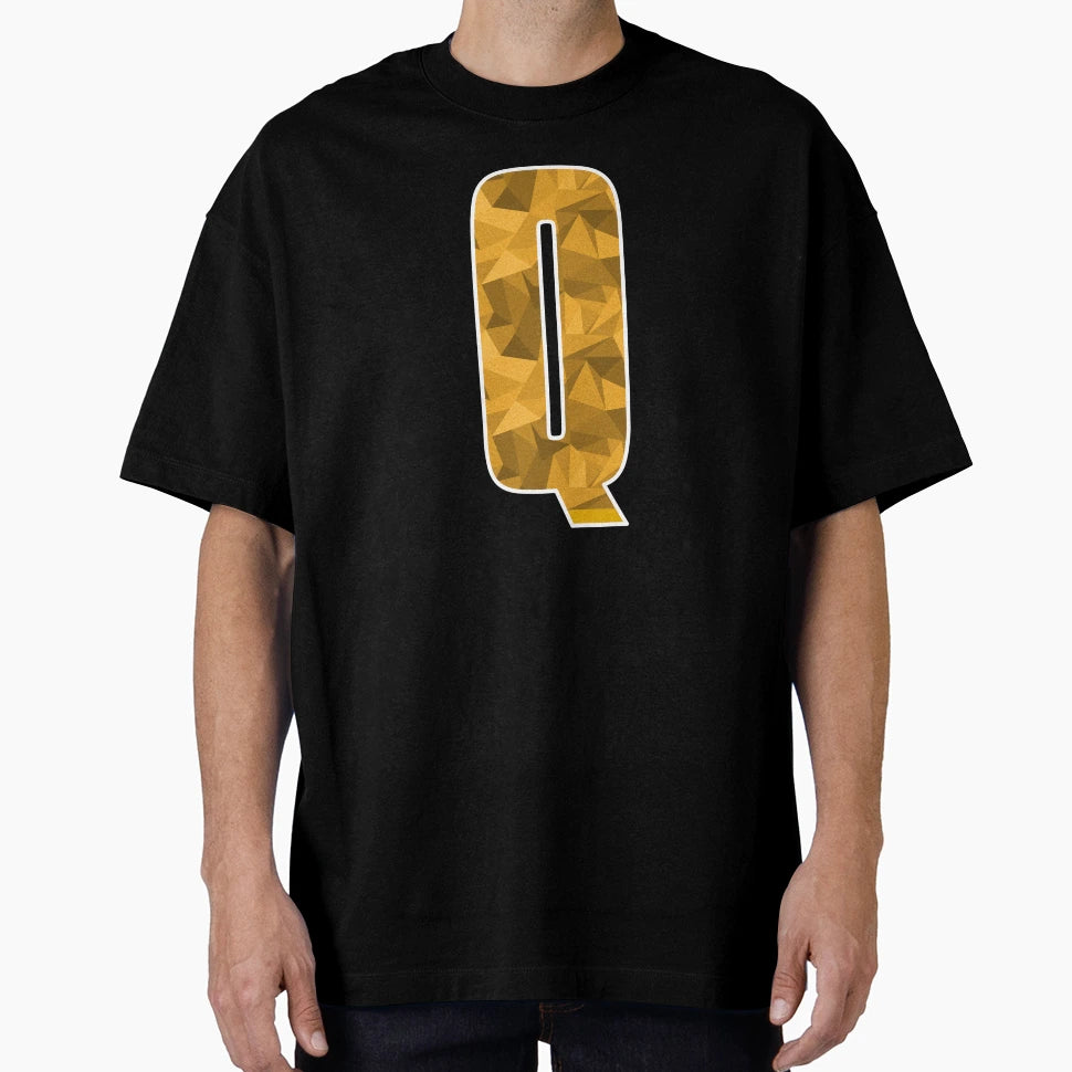 Letter Q Monogram Letter Art T-Shirt - Casual Everyday Wear Men Women - T-Shirt, Sweatshirt, Hoodie