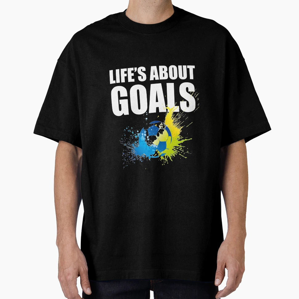 Lifes About Goals T-Shirt - Graphic Print for Adults - T-Shirt, Sweatshirt, Hoodie