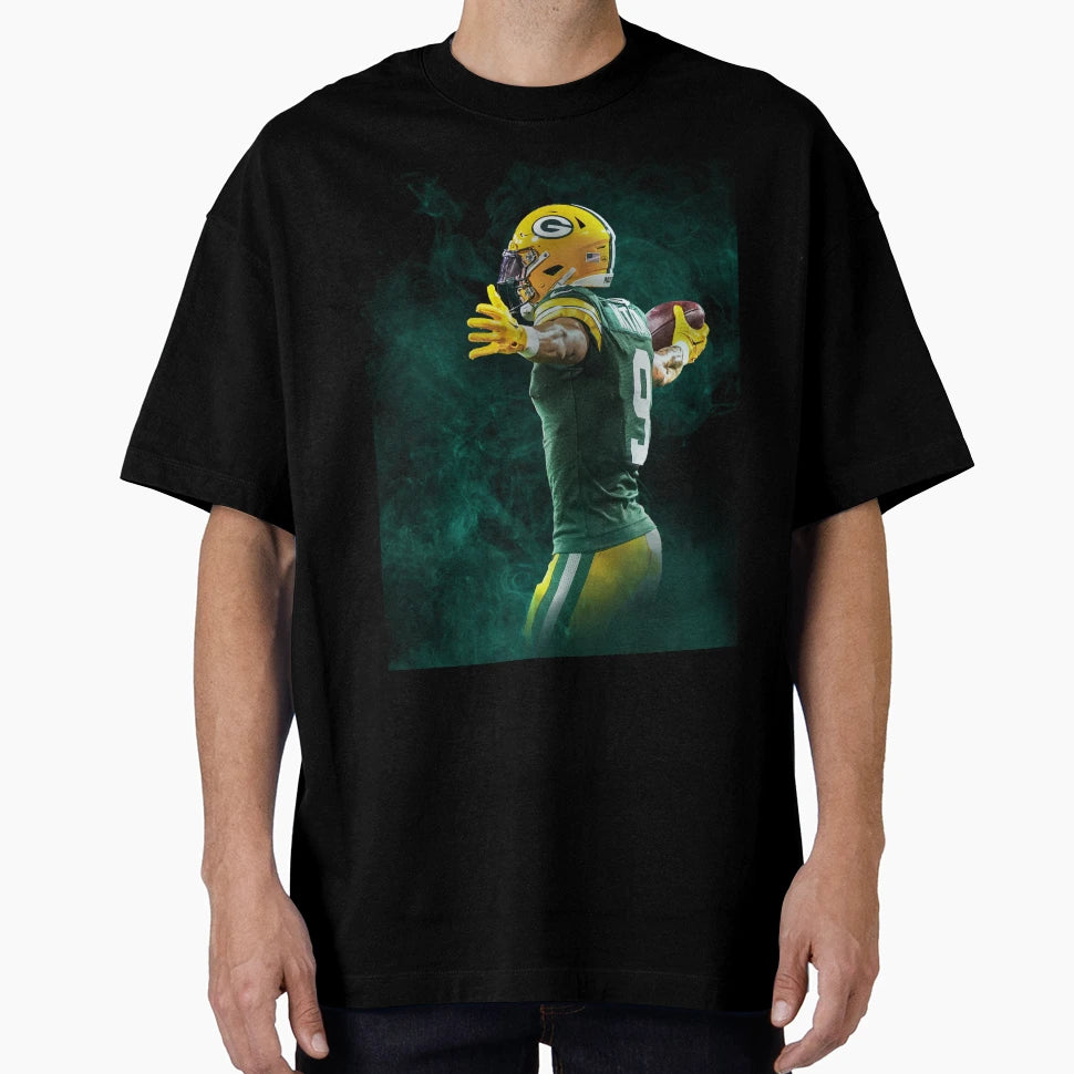 Christian Watson Green Bay Sports Art T-Shirt - Minimalist Print Unisex - T-Shirt, Sweatshirt, Hoodie