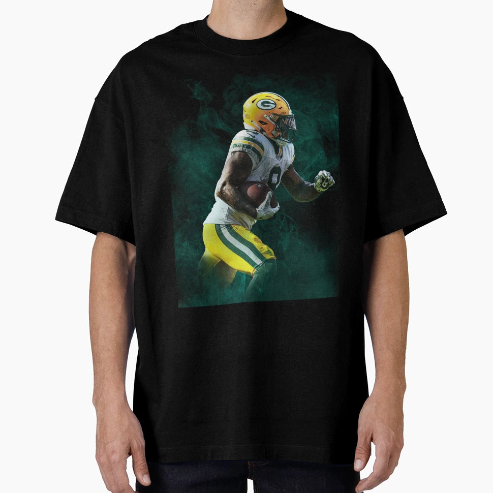 Josh Jacobs Green Bay Sports Art T-Shirt - Graphic Print for Adults - T-Shirt, Sweatshirt, Hoodie