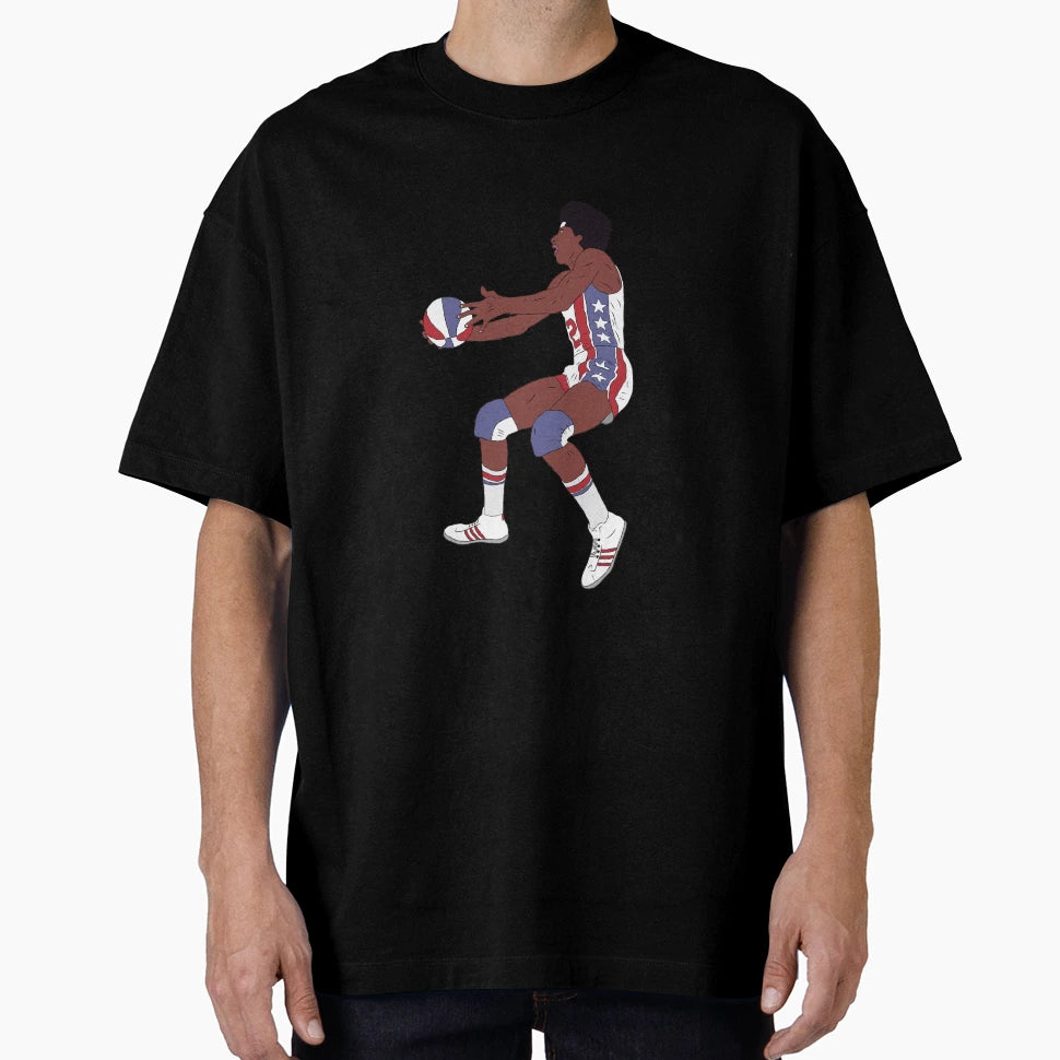 Julius Erving Layup T-Shirt - Graphic Print for Adults - T-Shirt, Sweatshirt, Hoodie