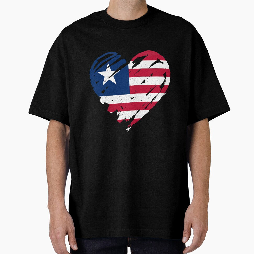 I Love Liberia by feether-store - Adult & Kids T-Shirts, Sweatshirts & Hoodies apparel design preview 1