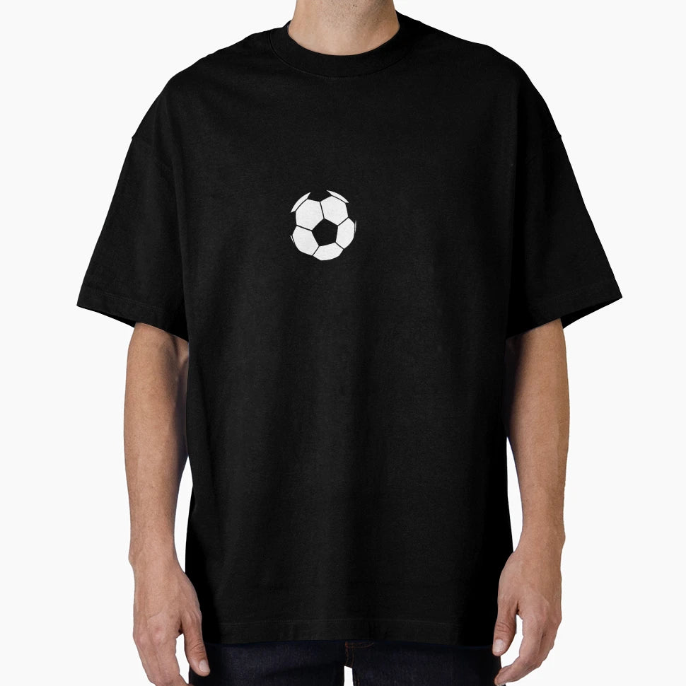 I Love Soccer Black Text T-Shirt - Custom Art Print Men Women - T-Shirt, Sweatshirt, Hoodie